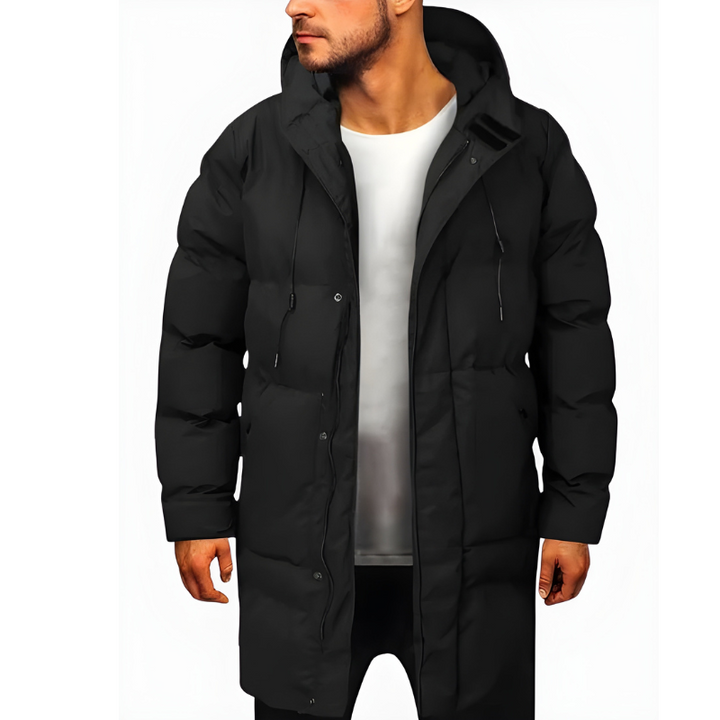 Mens Winter Jackets Hooded Puffer Coat