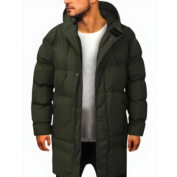 Mens Winter Jackets Hooded Puffer Coat