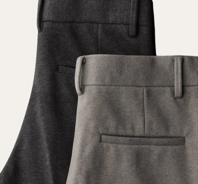 Men’s Comfort Trousers | Premium Poly-Cotton | Modern Fit | Casual Style - Trousers