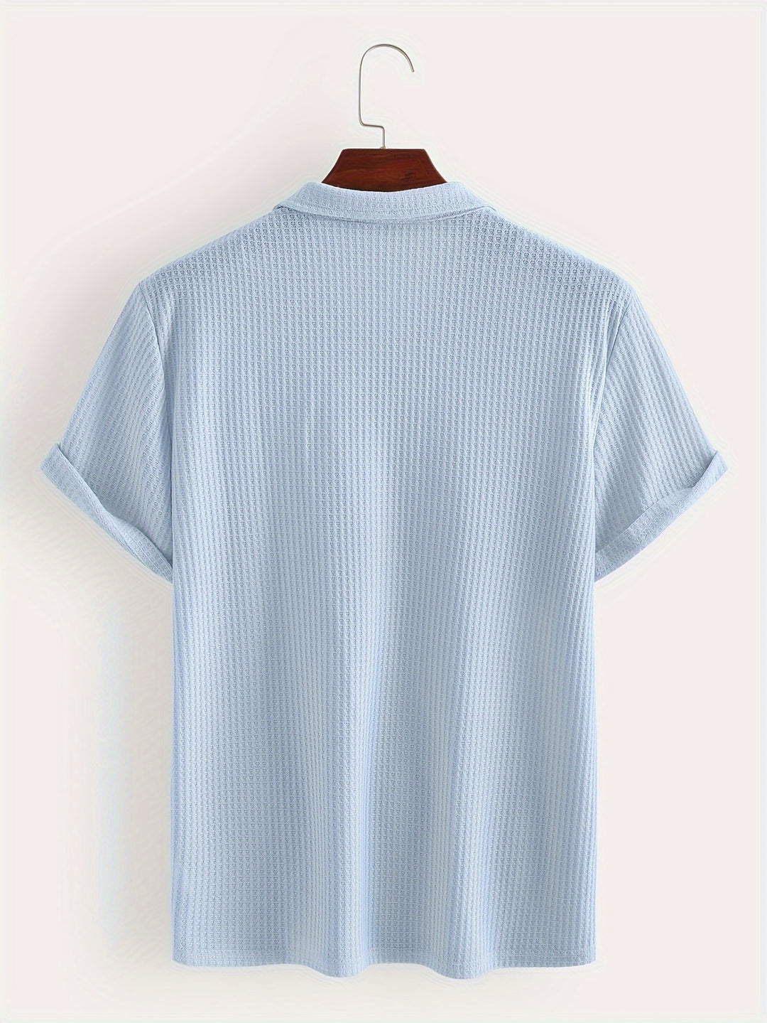 Men’s Shirt | Airy Fabric with Semi-Transparency | Short Sleeve - Shirt