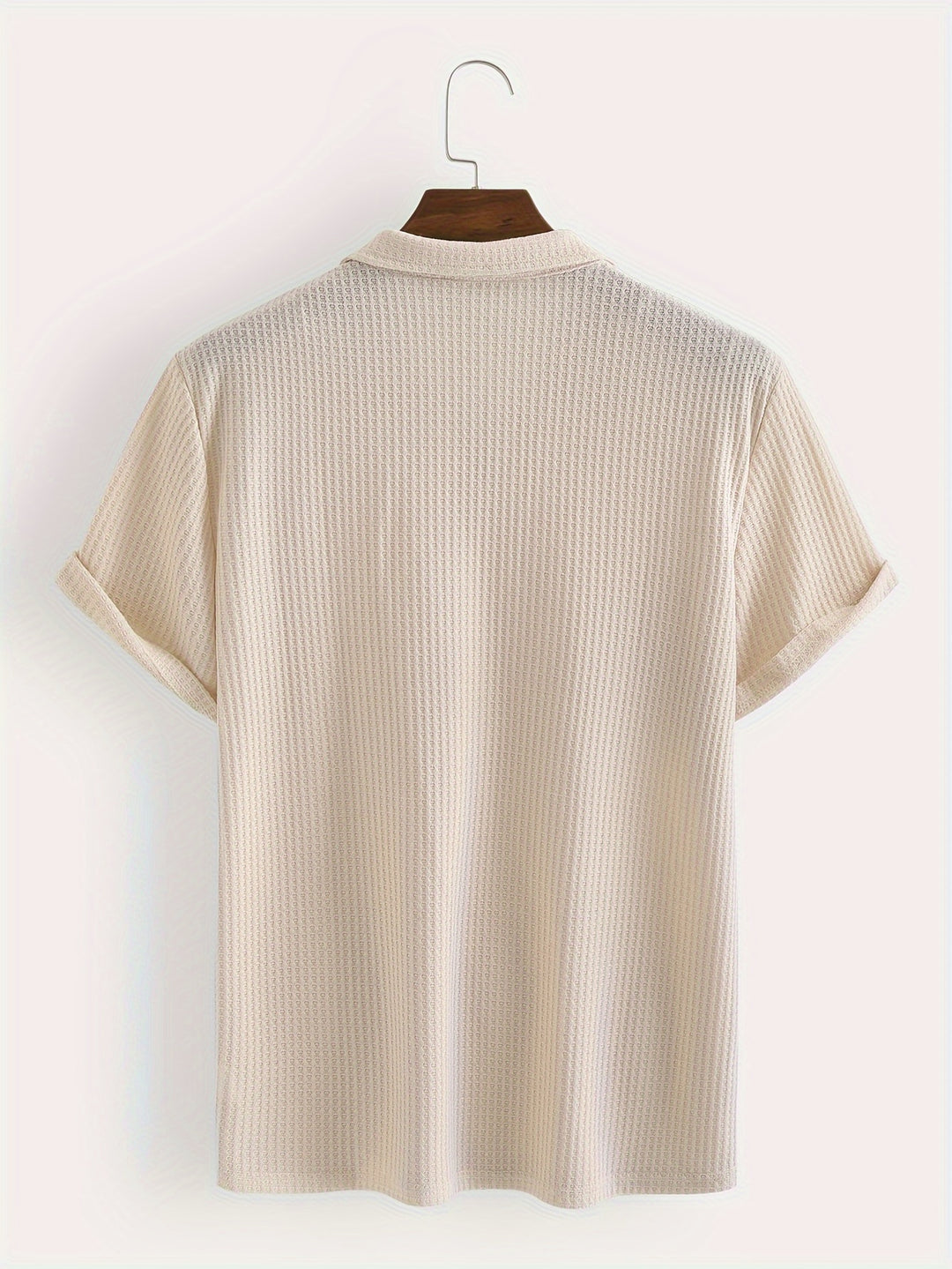 Men’s Shirt | Airy Fabric with Semi-Transparency | Short Sleeve - Shirt