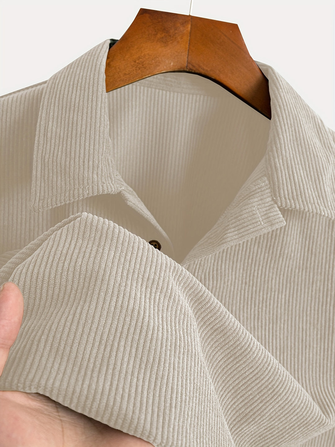 Men’s Shirt | Cord Structure Breathable and Comfortable | Short Sleeve - Shirts