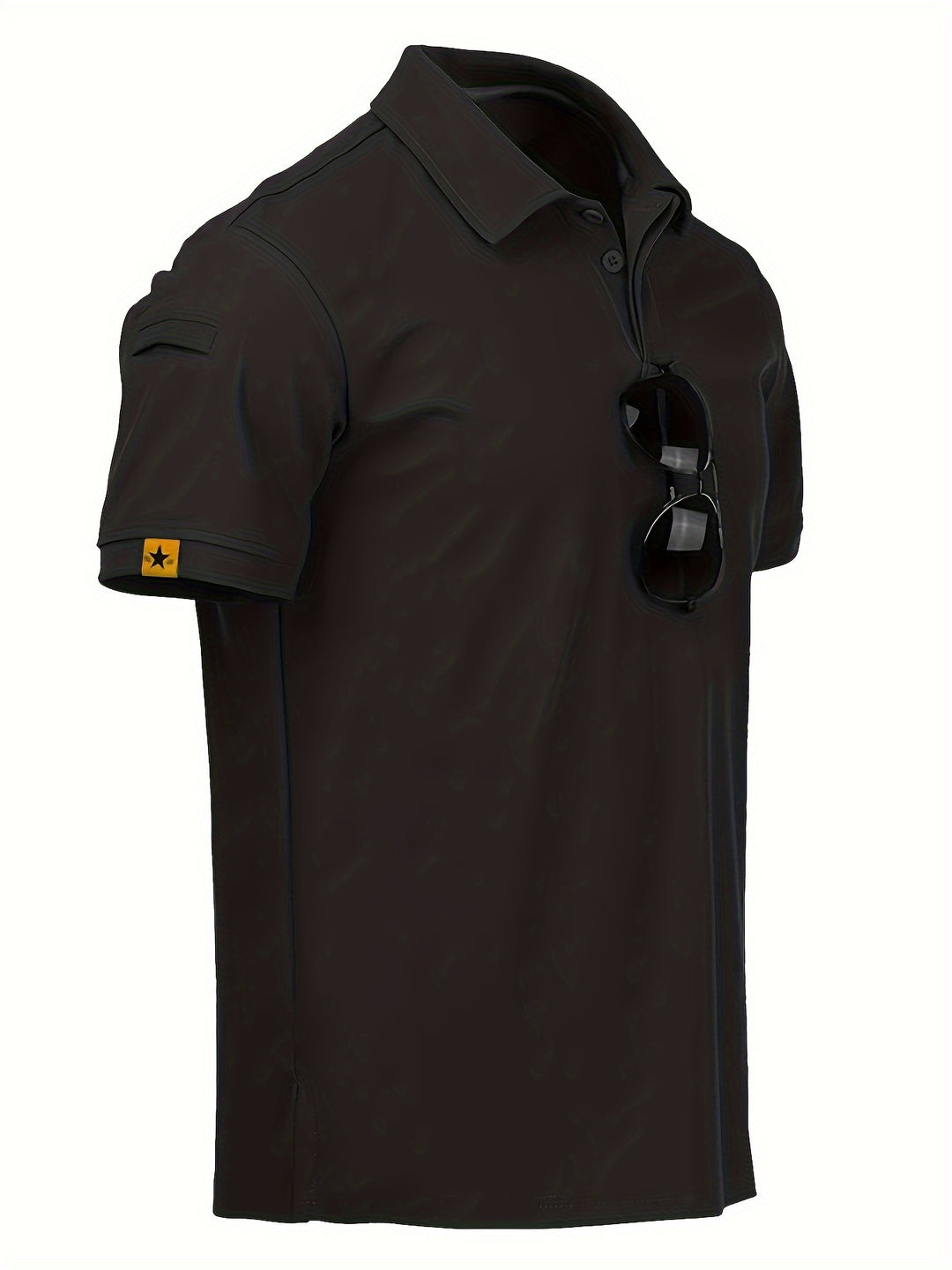 Men’s Tactical Polo Shirt | Breathable and Lightweight | Short Sleeve - Black / S - Shirts